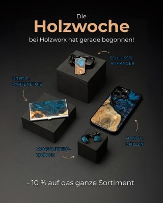 📢 𝐃𝐢𝐞 𝐇𝐨𝐥𝐳𝐰𝐨𝐜𝐡𝐞 𝐬𝐭𝐚𝐫𝐭𝐞𝐭 𝐣𝐞𝐭𝐳𝐭! 🪵 Unser gesamtes Sortiment gibt’s jetzt 𝐦𝐢𝐭 𝟏𝟎 % 𝐑𝐚𝐛𝐚𝐭𝐭 – von Handyhüllen über...
